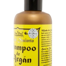 Shampoo Argan Oro Del Desierto Hidratación Y Brillo Sin Sal