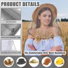 HESTYA 4 Pack Mosquito Net Face Mesh Protecting Net for