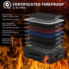 Noiposi Document Organizer with 5200℉ Heat Insulated,15.0"x11.0"x4.3" Water Resistant and