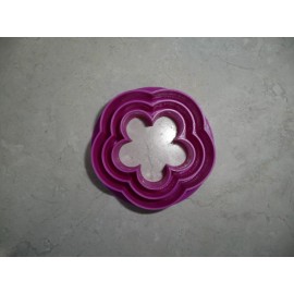 AJT MINI SIZE FLOWER CONCHA COOKIE CUTTER MEXICAN SWEET BREAD STAMP USA MADE PR4981