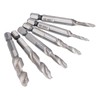 Drill Tap Bit Set Hex Shank Metric Combo HSS Ti