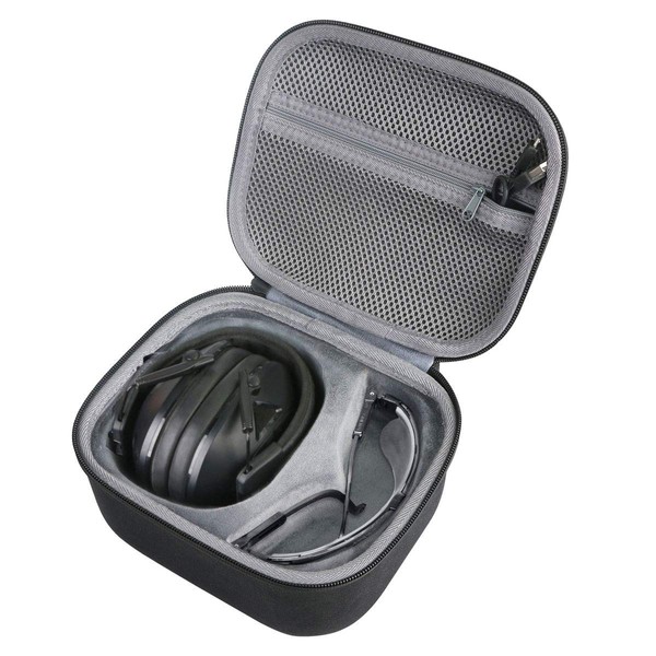 co2CREA Hard Carrying Storage Hard case fits Peltor Sport Tactical 100 Electronic Hearing Protector Ear Protection NRR 22 dB