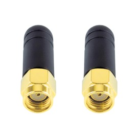 BOOBRIE 2.4GHz Small PC WIFI Antenna RP SMA Male 3CM WiFi Bluetooth Antenna Wireless Antenna Omni-Directional Mini PC WiFi Antenna WiFi Aerial Signal Booster Adapter for Wireless Router Pack of 2