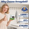 Amagabeli Cast Iron Cleaner 8"x6" 316L Stainless Steel Chainmail Scrubber