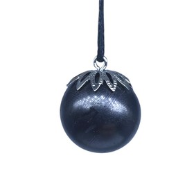 CRIGEMA - 100% Natural Shungite Stone in Russia (Ball Pendant 20 mm)