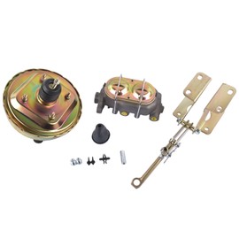 Flynsu Replacement for 1974-1986 Jeep CJ5 CJ7 9" Power Brake Booster Conversion Kit
