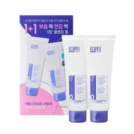 Arcwell 아크웰 피에이치 밸런싱 버블 프리 클렌징젤 160ml+160ml [320ml / 1세트] Acwell pH Balancing Bubble Free Cleansing Gel 160ml+160ml [320ml / 1 Set]
