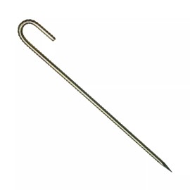 Sandbaggy 24" J Hook Rebar Stakes - Galvanized Steel - #4 Rebar - 20