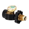 Gas Tank Pressure Gauge QCC Type 1 Converts 5‑100lb Gas