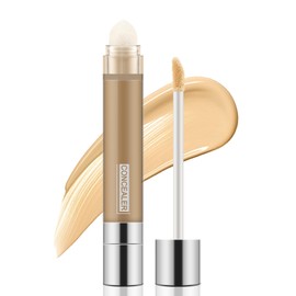 Boobeen Dual Ended Liquid Concealer Stick for Women, Natural Eye Concealer for Dark Circles，Long Lasting Foundation With Full Coverage Makeup