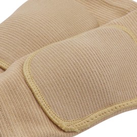 Caviotess Protective Knee Pads for Kids Teens, Anti-Slip Padded Sponge Knee Brace Knee Support for Football Volleyball Dance Skating Basketball Sports (Small,Nude)