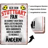 schilderkreis24 - Tin Sign with German Text "Ich Bin Stuttgart
