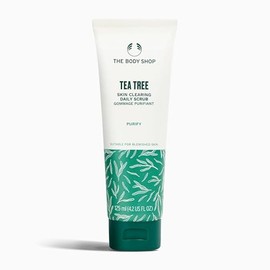 The Body Shop Tea Tree Squeaky-Clean Scrub for Unisex Facial Scrub 3.3 oz