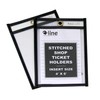 C-line 46046 46046 Stitched Plastic Shop Ticket Holder -4-Inch x6-Inch