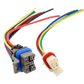15305920 Neutral Safety Switch 4L60E 4L80E 4L65E Connector 7 & 4-PIN Wire Pigtail Transmission Wire Leads Compatible with GM 1995-2004 4-Speed Automatic Transmission Replace 88862288 15305887