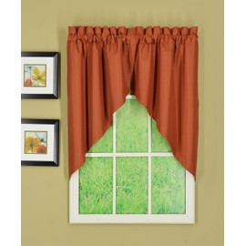 Today's Curtain Horizon Thermal Blackout Swag, Apricot