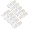 10PCS 2W G9 Ceramic Base 16LED Light Bulbs for Ceiling