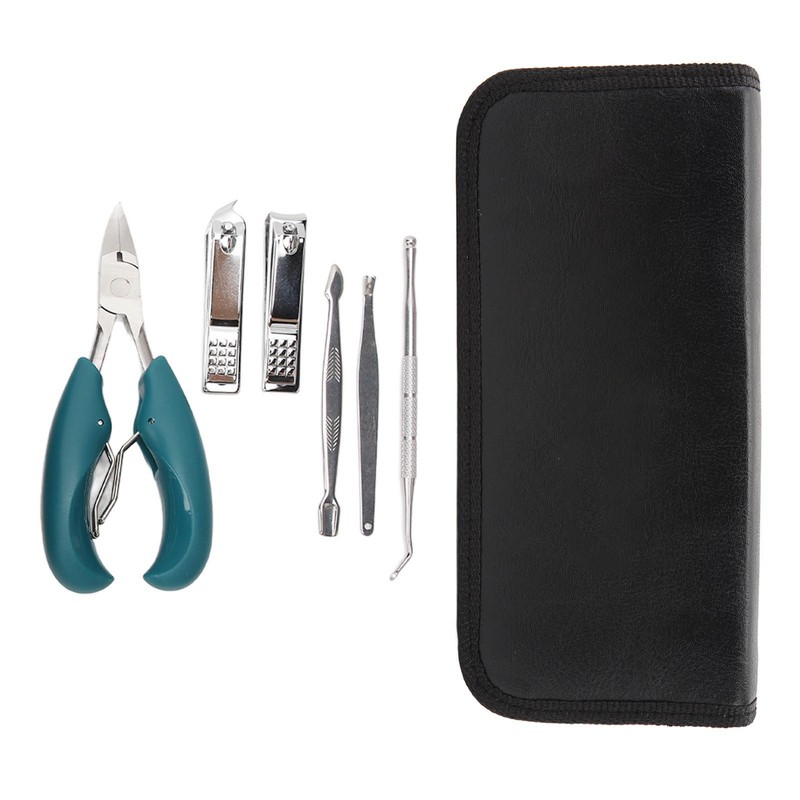 7pcs Nail Clippers Set Dead Skin Fork Paronychia Forceps Nail