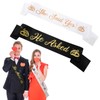 Grevosea He Asked & She Said Yes Sash Kit, Just