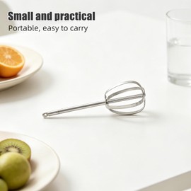 Gadpiparty 4piezas Accesorios para Batidora Manual de Varillas de Acero Inoxidable Repuestos para Mezclador de Huevos Crema Leche para Cocina y Repostería Reutilizable