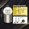 Ruiandsion 2pcs 1156 LED Bulb 6V BA15S P21W 7506 White