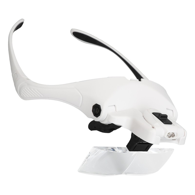 Eyeglasses Magnifier for Reading Embroidery Maintenance Carving LED Lens Magnifying
