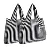 allydrew Foldable Tote Nylon Reusable Grocery Bag (Set of 2),