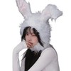 GOODCHI Rabbit Headwear Animal Hat Long Hair Cap Halloween Cosplay