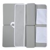 Neoprene Light Gray Rectangle Outdoor Swimming Kneeler Pad Indoor Bathroom