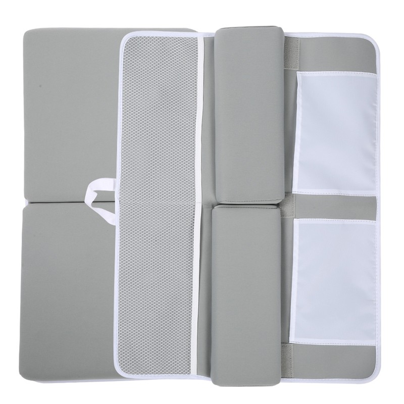Neoprene Light Gray Rectangle Outdoor Swimming Kneeler Pad Indoor Bathroom