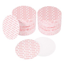 PATIKIL Schaumstoff-Deckeleinlage, 66 mm, 150 Stück, selbstklebend, rund, PS, druckempfindliche Dichtungen, widerstandsfähiger Tamper für Kunststoff, Glas, Flaschenverschluss, Konserven, Fläschchen