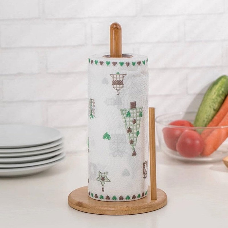 Kitchen Roll Holder, Wooden Kitchen Roll Holder, Paper Roll Holder