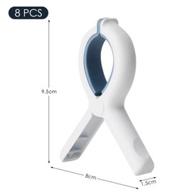 YSJCHEBS Pack of 8 Plastic Clips, Tumble Drying Clip, Windproof Clip, Household, Multifunctional Clothes Drying Clip, Non-Slip Clothes Drying Clip, Beach Towel Clip