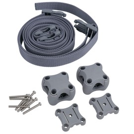 AB Tools Yacht Boat Paddle Board Stanchion Storage Strap Kit for Railings Surf Wake Board