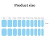 Semi Cured Gel Nail Strips - 20pcs Gel Nail Stickers