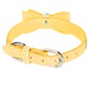 Adjustable Microfiber Double Bowknot Crystal Sparkle Rhinestone Cat Collar Pet