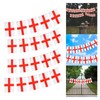 Weforu England Flags Bunting St Georges Cross Flags Bunting 10m