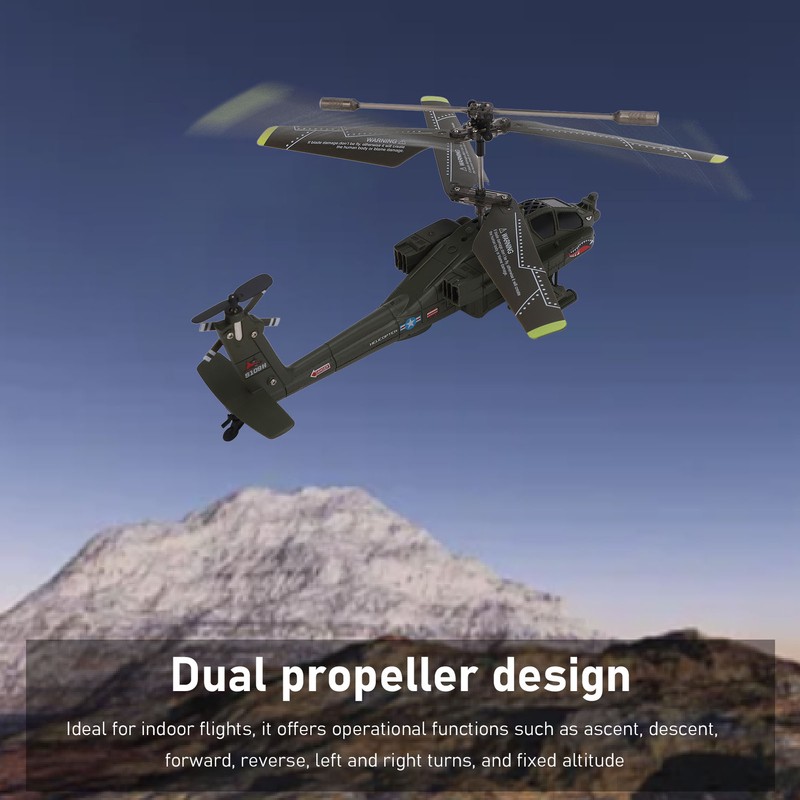 RC Helicopter Dual Propeller Remote Control Helicopters Mini Airplane Model