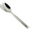 Fortessa Doria 18/10 Stainless Steel Flatware Serving Spoon, 9-Inch,Silver