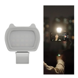 CAPART Fill Light for DJI Handheld Gimbal Stabilizer and Camera, Like DJI Pocket 3 2, DJI OSMO Mobile 6 OM 5 OM SE OM 4 SE and Insta360 Flow, Magnetic Mount 3 Optional Color Temperatures