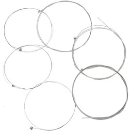 TUOREN 5 Set of 6 Electric Guitar Strings 6 String Set Replacement Steel String for Electric Guitars Including E-1st B-2nd G-3rd D-4th A-5th E-6th, Stainless Steel Core Nickel Alloy Wound