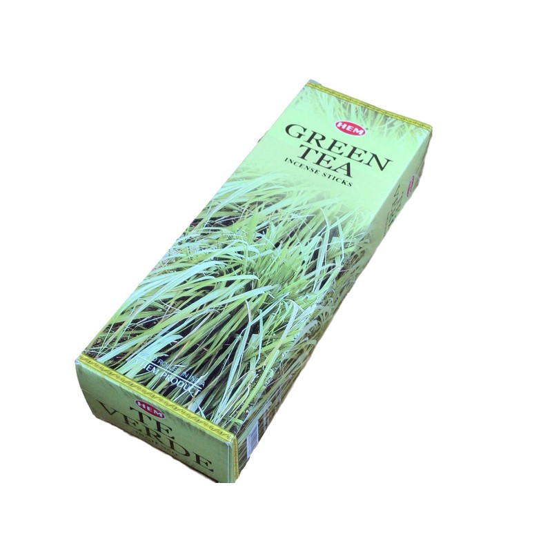 HEM Green Tea GREENTEA Sticks Incense Set of 6