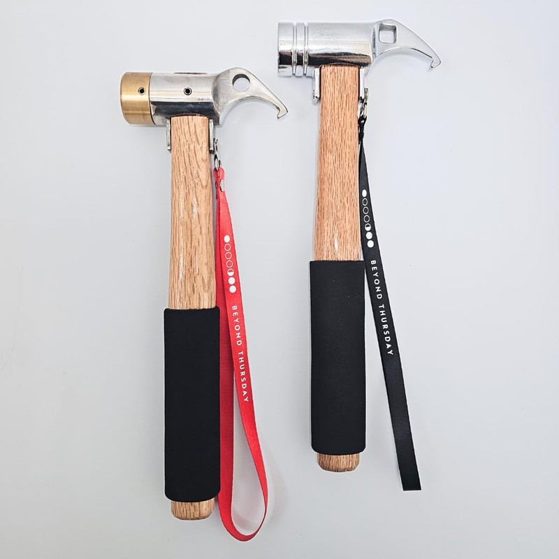 Camping Hammer for Tent Camping- High-Quality Steel & Solid Wood