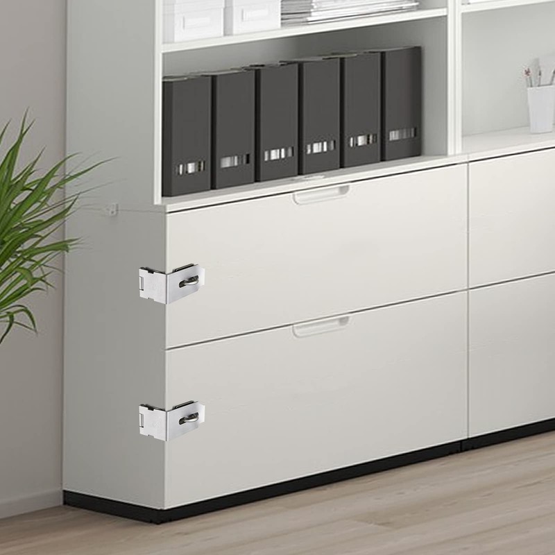 GEMASP Hasp Latch 2 Pack, 90 Degree Solid 304 Stainless