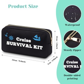 Cruise Lover Gift for Women Travel Cosmetic Bag Cruise Gifts for Women Cruise Makeup Bag Birthday Gifts for Her Women Sister Friend Cruise Lovers Gifts Summer Beach Travel Pouch