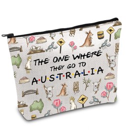 FOTAP Australia Trip Gift New Adventures Gift Welcome to Aus Bag Australia Souvenir Gift Housewarming Gift Aussie Animals Lover Gift (Australia UK)
