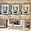 HNV Vanity Mirror with Lights – 15"x13" Large Makeup Mirror