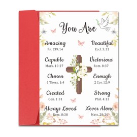 Christian Gifts for Women Men Baptism Gifts for Girl Religious Gift for Women Men Confirmation Gift for Teen Girls Boys First Communion Baptism Cards Catholic Christmas Stocking Stuffers Easter Basket