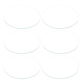 sourcing map Pack of 6 Watch Glass Crystal Lens, 39.5 mm Diameter 1.1 mm Edge Thickness Double Dome Round Transparent Glass Replacement Parts for Watchmakers Watch Glass Lens Replacement Part