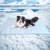 BECEMURU Dog Cooling Mat - 48" x 28" Reversible Cooling Pad for Crate, Kennel, Bed, Sofa - Machine Washable, Durable, Non-Gel - Keep Your Pet Cool and Comfortable
